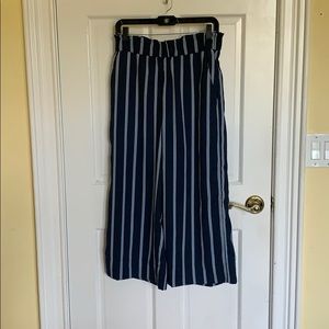 Striped dress pants